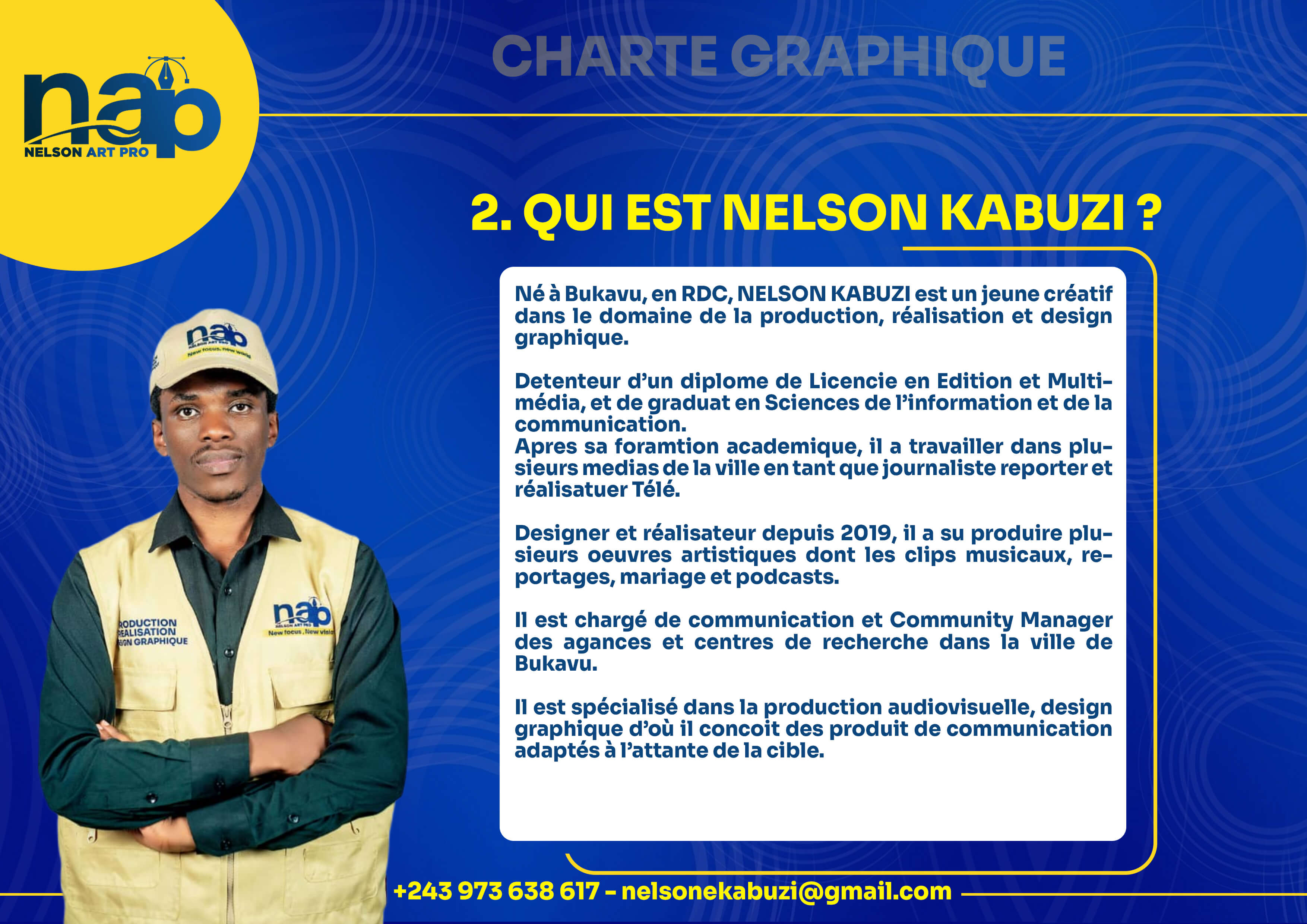 Charte graphique NAP - Biographie